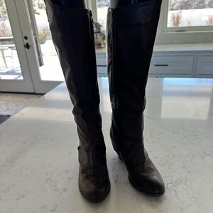 Fergalicious Dark Brown Heeled Boots